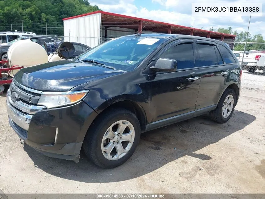 2FMDK3JC1BBA13388 2011 Ford Edge Sel