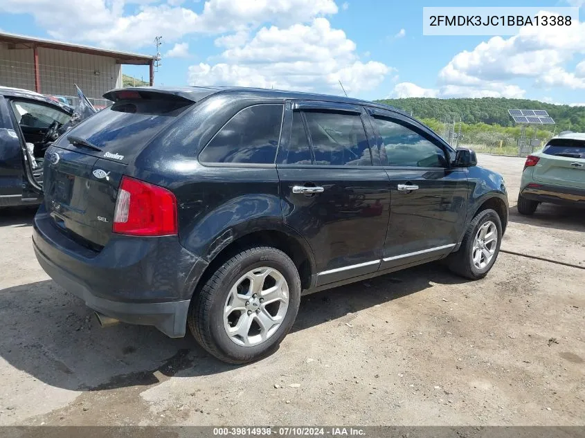 2011 Ford Edge Sel VIN: 2FMDK3JC1BBA13388 Lot: 39814938