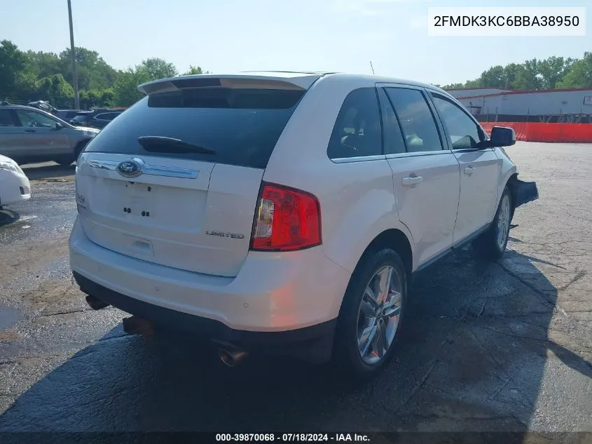 2FMDK3KC6BBA38950 2011 Ford Edge Limited