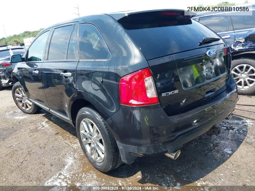 2FMDK4JC0BBB10586 2011 Ford Edge Sel