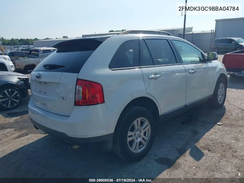 2011 Ford Edge Se VIN: 2FMDK3GC9BBA04784 Lot: 39900036