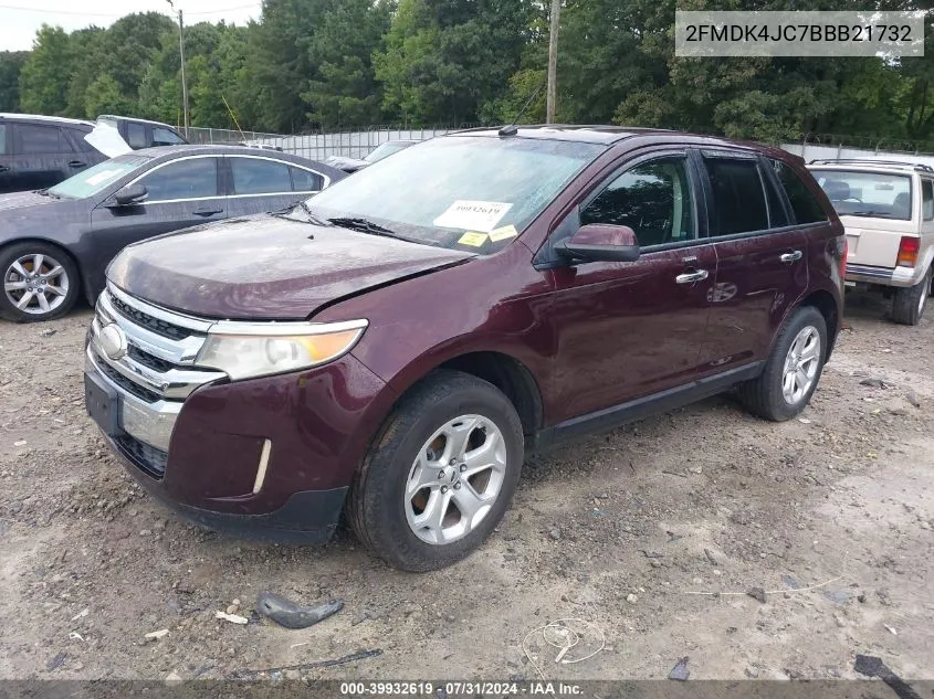 2FMDK4JC7BBB21732 2011 Ford Edge Sel