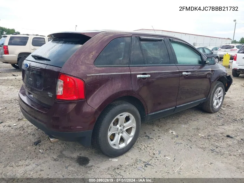 2011 Ford Edge Sel VIN: 2FMDK4JC7BBB21732 Lot: 39932619