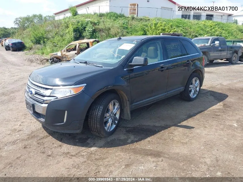 2FMDK4KCXBBA01700 2011 Ford Edge Limited