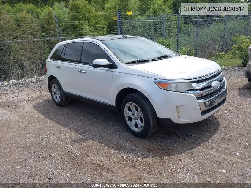 2011 Ford Edge Sel VIN: 2FMDK4JC9BBB30514 Lot: 40047758