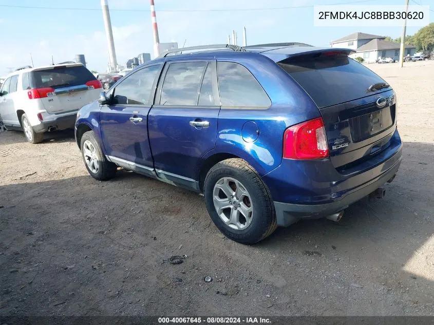 2FMDK4JC8BBB30620 2011 Ford Edge Sel