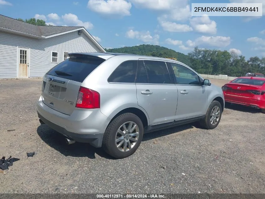 2011 Ford Edge Limited VIN: 2FMDK4KC6BBB49441 Lot: 40112971