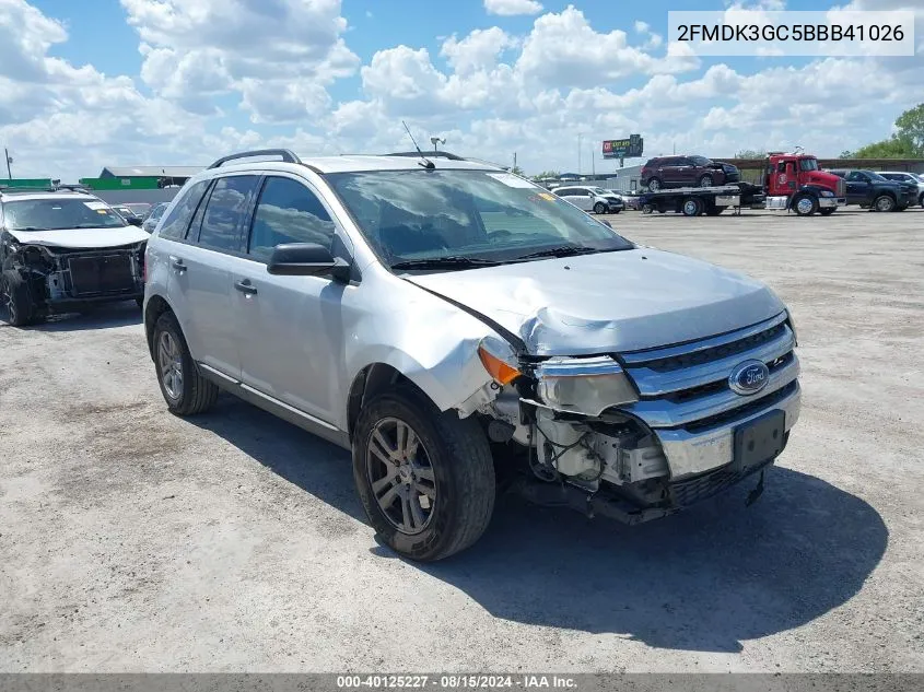 2FMDK3GC5BBB41026 2011 Ford Edge Se