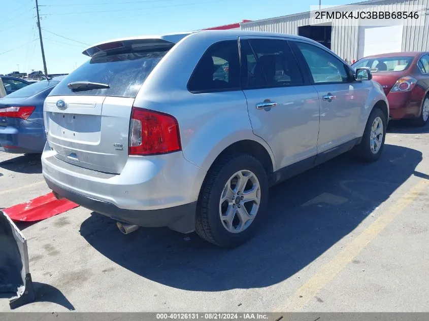 2011 Ford Edge Sel VIN: 2FMDK4JC3BBB68546 Lot: 40126131