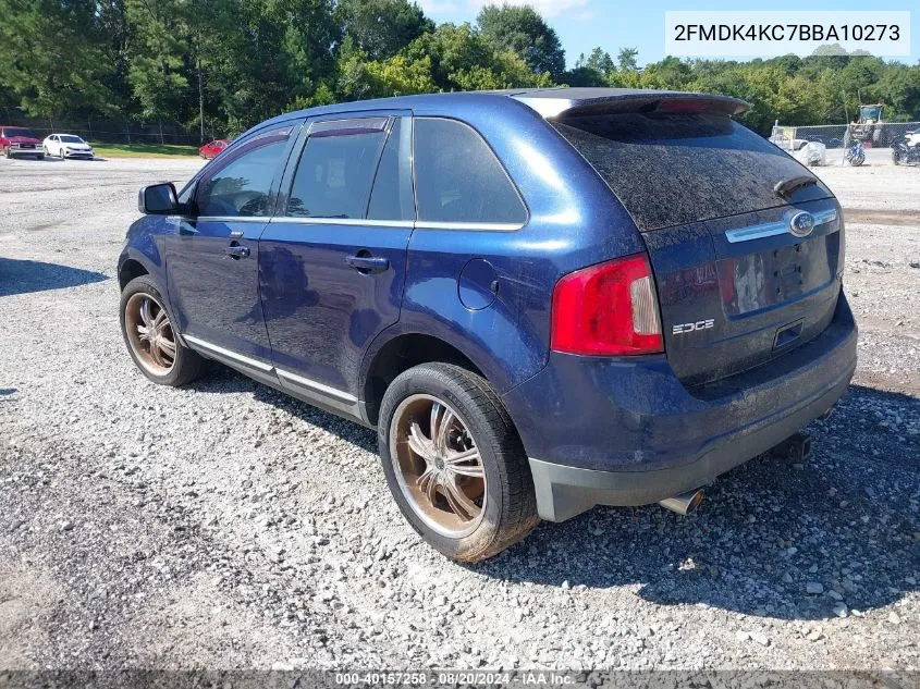 2011 Ford Edge Limited VIN: 2FMDK4KC7BBA10273 Lot: 40157258