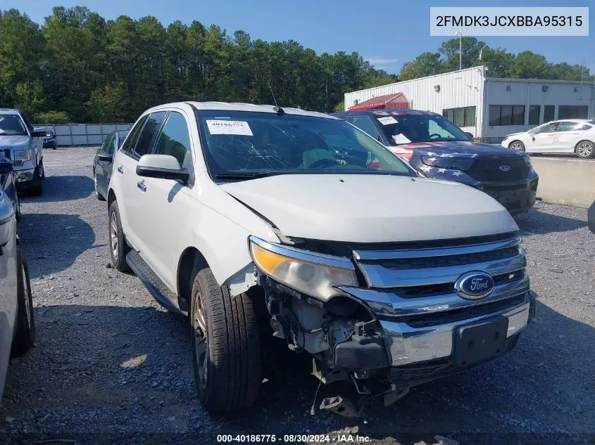 2FMDK3JCXBBA95315 2011 Ford Edge Sel