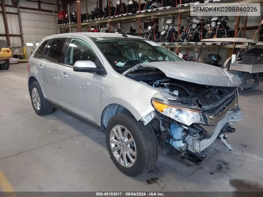 2011 Ford Edge Limited VIN: 2FMDK4KC2BBB60226 Lot: 40193617