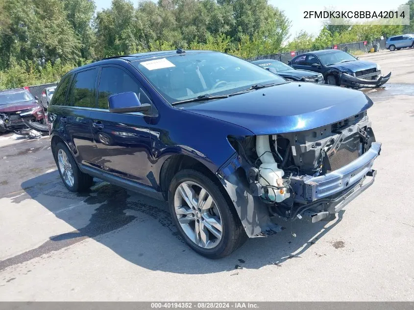 2FMDK3KC8BBA42014 2011 Ford Edge Limited