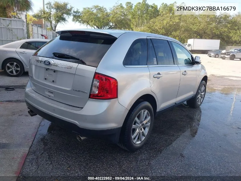 2011 Ford Edge Limited VIN: 2FMDK3KC7BBA16679 Lot: 40222952