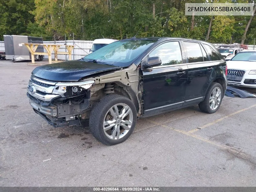 2011 Ford Edge Limited VIN: 2FMDK4KC5BBA96408 Lot: 40296044