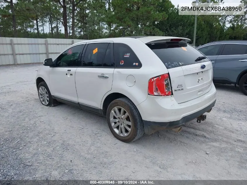 2FMDK4JCXBBA38960 2011 Ford Edge Sel