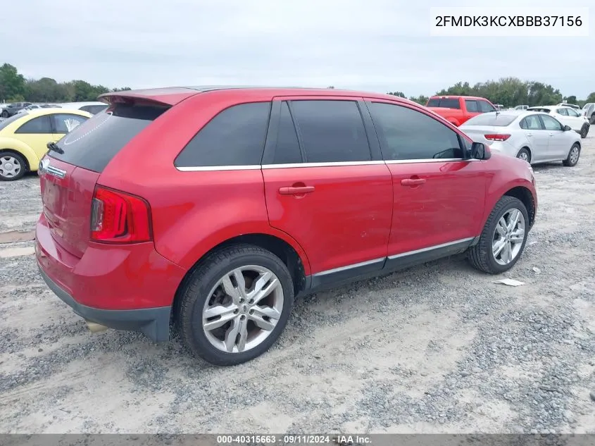 2FMDK3KCXBBB37156 2011 Ford Edge Limited