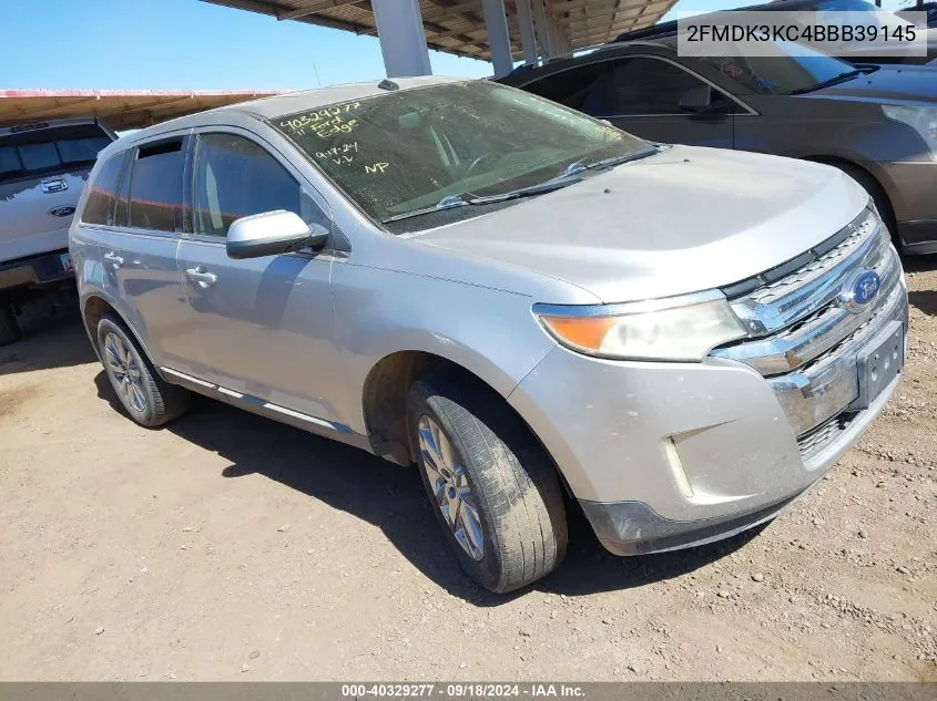 2011 Ford Edge Limited VIN: 2FMDK3KC4BBB39145 Lot: 40329277