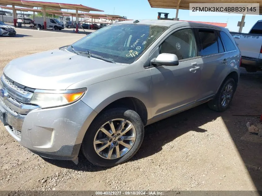 2011 Ford Edge Limited VIN: 2FMDK3KC4BBB39145 Lot: 40329277