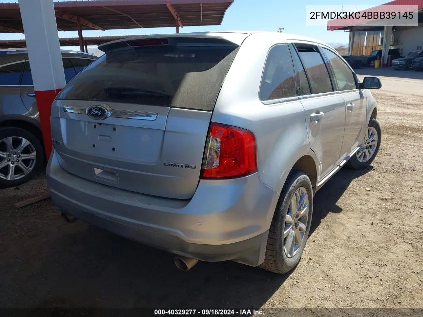 2011 Ford Edge Limited VIN: 2FMDK3KC4BBB39145 Lot: 40329277