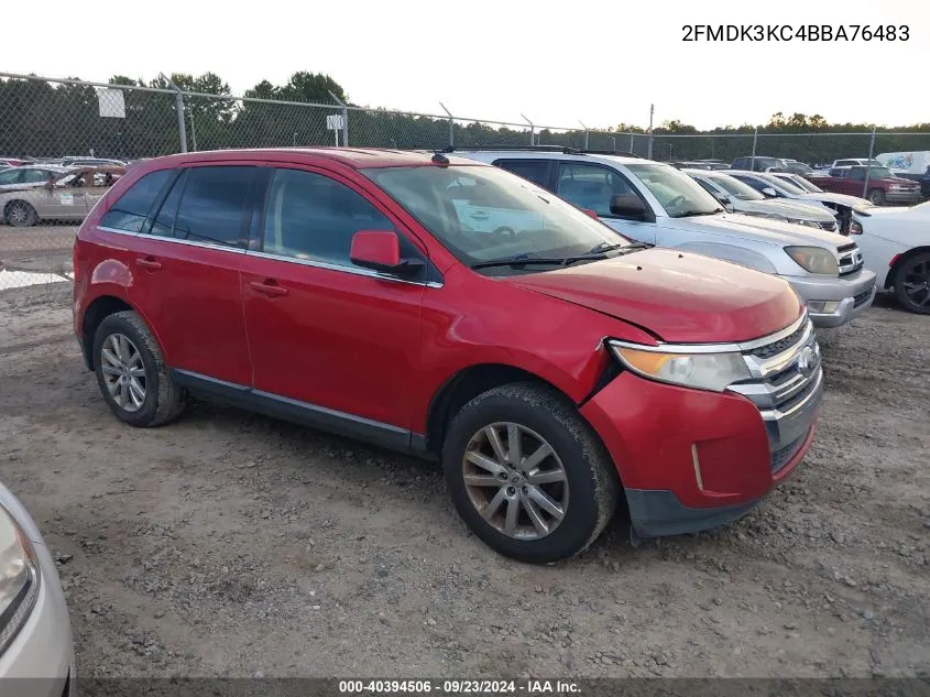 2011 Ford Edge Limited VIN: 2FMDK3KC4BBA76483 Lot: 40394506