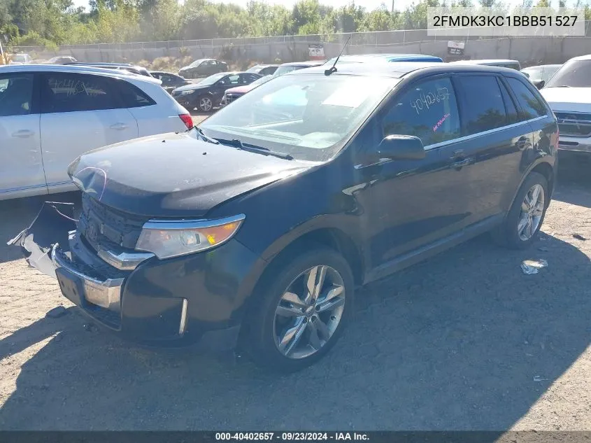 2011 Ford Edge Limited VIN: 2FMDK3KC1BBB51527 Lot: 40402657