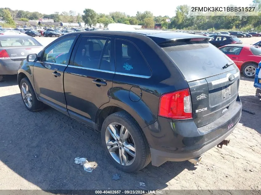 2011 Ford Edge Limited VIN: 2FMDK3KC1BBB51527 Lot: 40402657