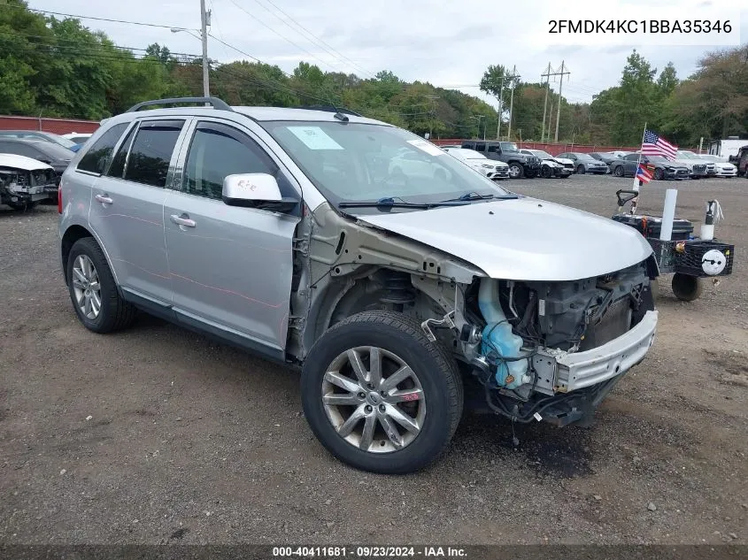 2011 Ford Edge Limited VIN: 2FMDK4KC1BBA35346 Lot: 40411681