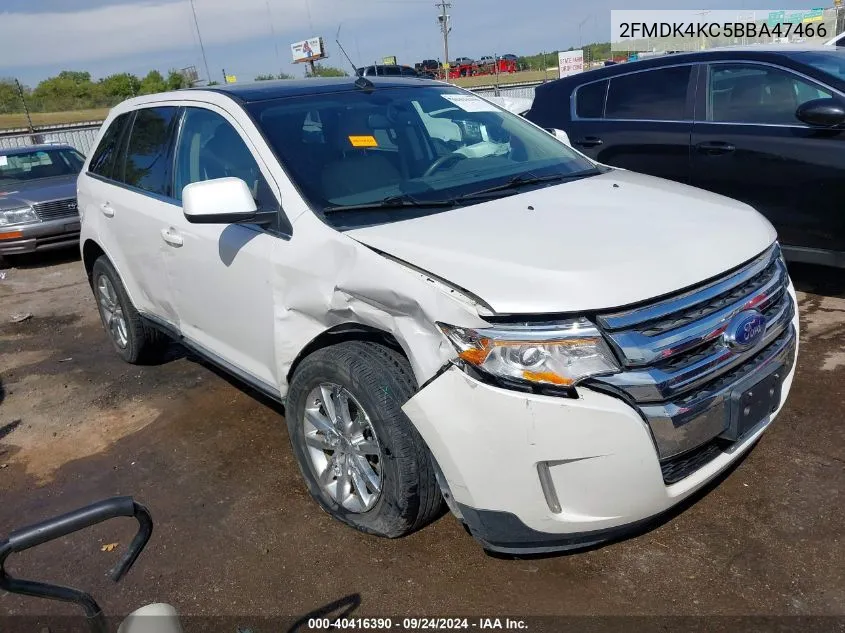 2011 Ford Edge Limited VIN: 2FMDK4KC5BBA47466 Lot: 40416390