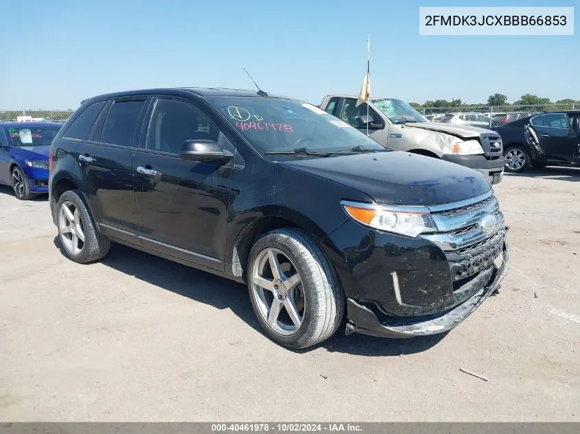 2011 Ford Edge Sel VIN: 2FMDK3JCXBBB66853 Lot: 40461978