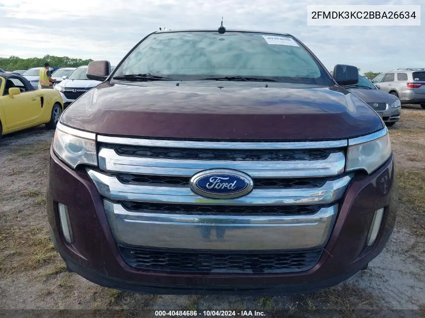 2011 Ford Edge Limited VIN: 2FMDK3KC2BBA26634 Lot: 40484686