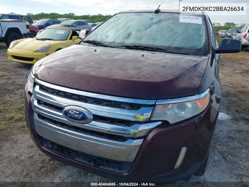 2011 Ford Edge Limited VIN: 2FMDK3KC2BBA26634 Lot: 40484686