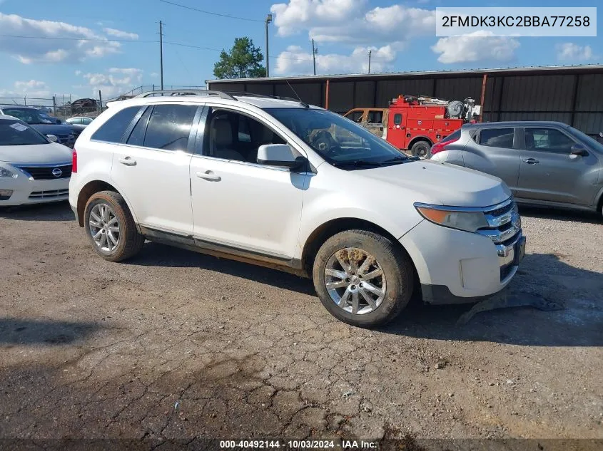 2011 Ford Edge Limited VIN: 2FMDK3KC2BBA77258 Lot: 40492144