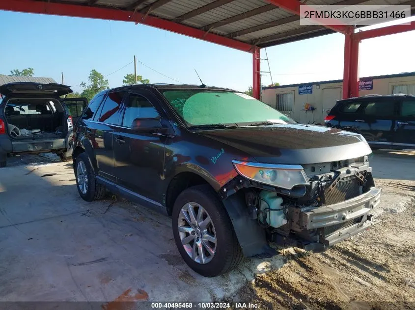 2011 Ford Edge Limited VIN: 2FMDK3KC6BBB31466 Lot: 40495468