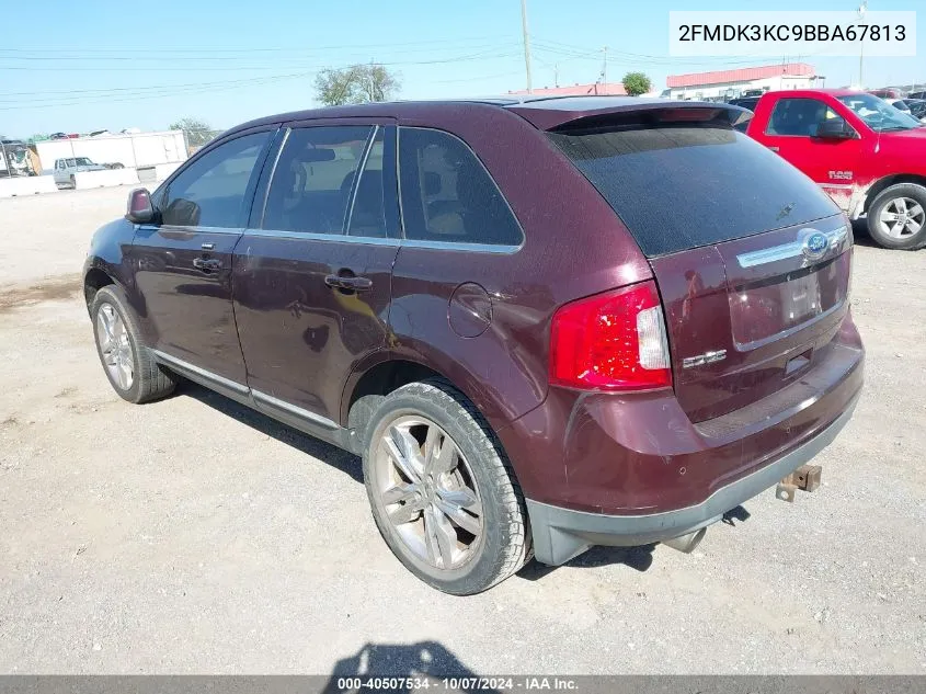 2011 Ford Edge Limited VIN: 2FMDK3KC9BBA67813 Lot: 40507534