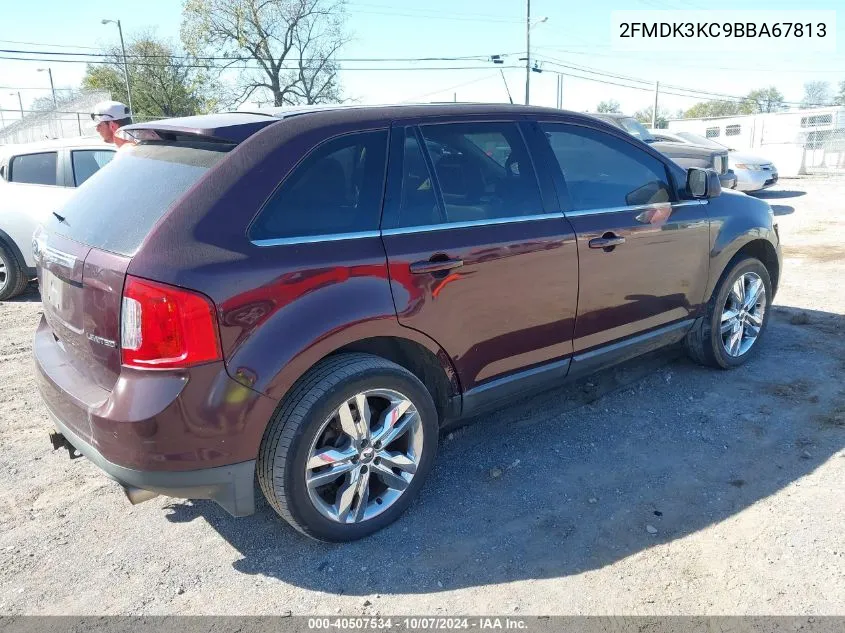 2011 Ford Edge Limited VIN: 2FMDK3KC9BBA67813 Lot: 40507534