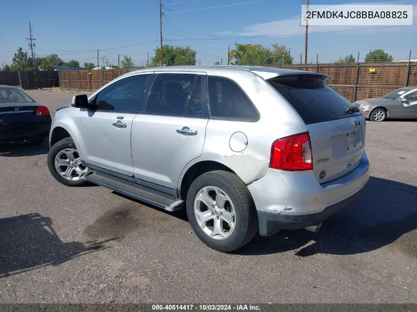 2011 Ford Edge Sel VIN: 2FMDK4JC8BBA08825 Lot: 40514417