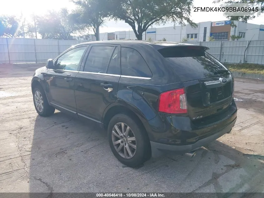 2011 Ford Edge Limited VIN: 2FMDK4KC9BBA08945 Lot: 40546418