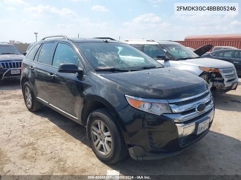 2011 Ford Edge Se VIN: 2FMDK3GC4BBB05246 Lot: 40555357