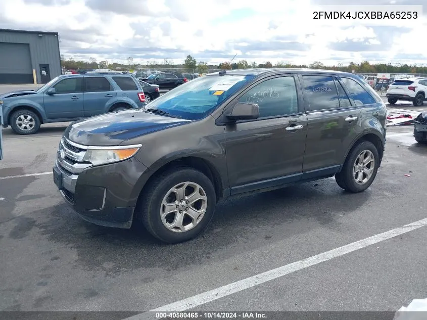 2FMDK4JCXBBA65253 2011 Ford Edge Sel