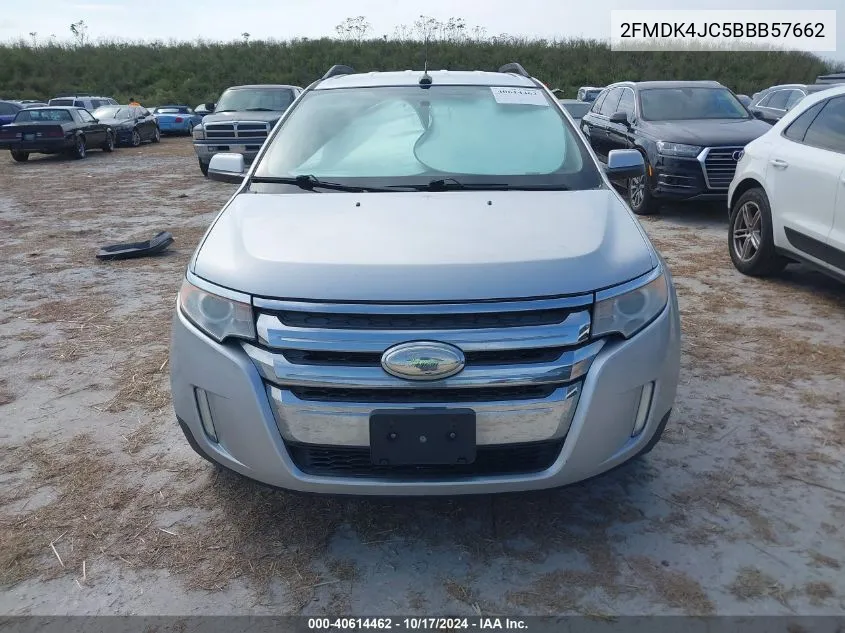 2011 Ford Edge Sel VIN: 2FMDK4JC5BBB57662 Lot: 40614462