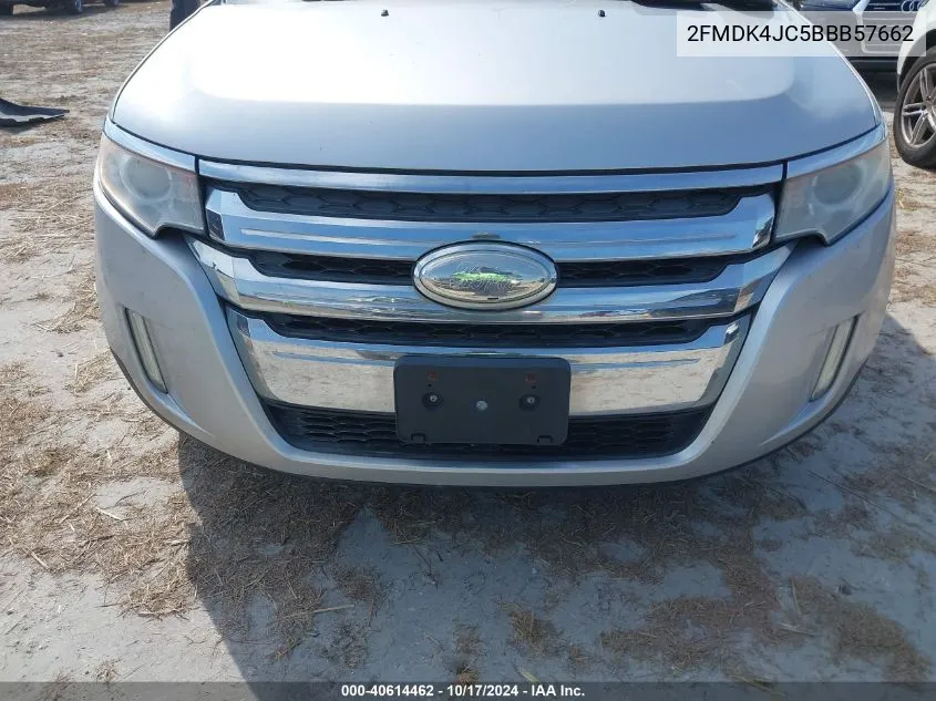 2011 Ford Edge Sel VIN: 2FMDK4JC5BBB57662 Lot: 40614462