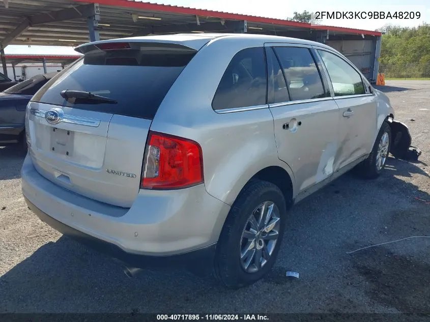 2011 Ford Edge Limited VIN: 2FMDK3KC9BBA48209 Lot: 40717895