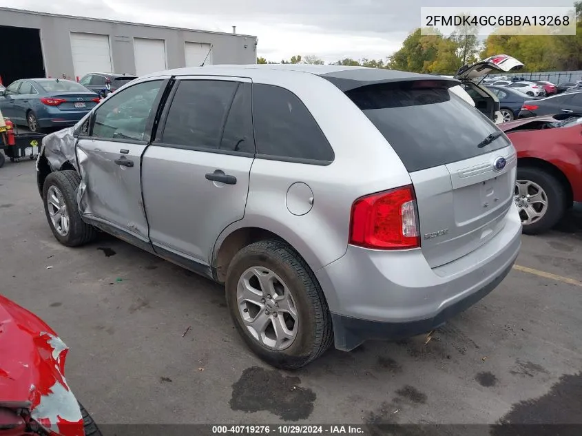 2011 Ford Edge Se VIN: 2FMDK4GC6BBA13268 Lot: 40719276