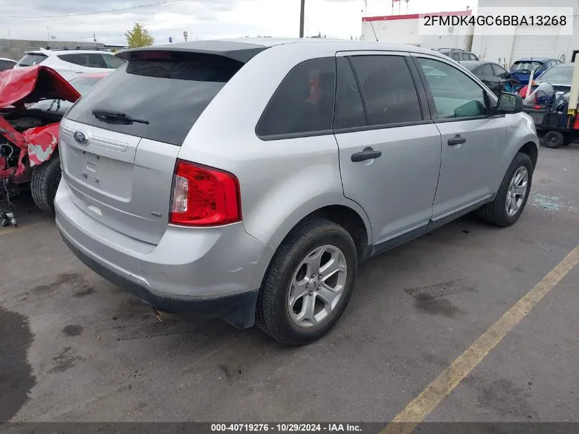 2011 Ford Edge Se VIN: 2FMDK4GC6BBA13268 Lot: 40719276