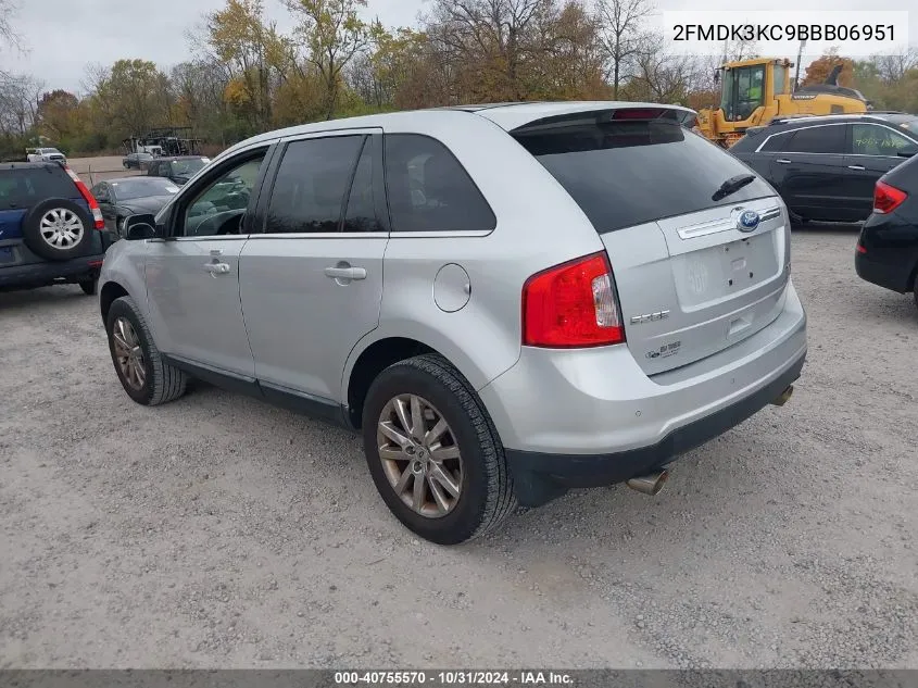 2011 Ford Edge Limited VIN: 2FMDK3KC9BBB06951 Lot: 40755570