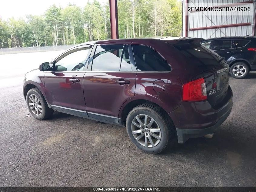 2FMDK4KC5BBA40906 2011 Ford Edge Limited