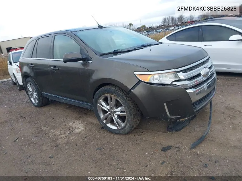 2011 Ford Edge Limited VIN: 2FMDK4KC3BBB26828 Lot: 40759183