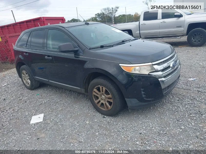 2011 Ford Edge Se VIN: 2FMDK3GC8BBA15601 Lot: 40780376