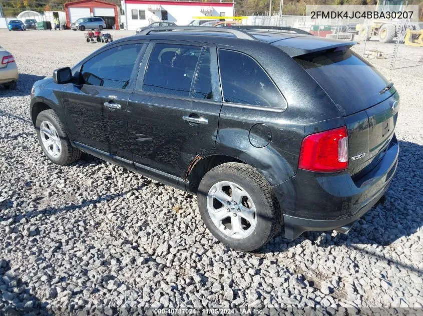 2011 Ford Edge Sel VIN: 2FMDK4JC4BBA30207 Lot: 40787024